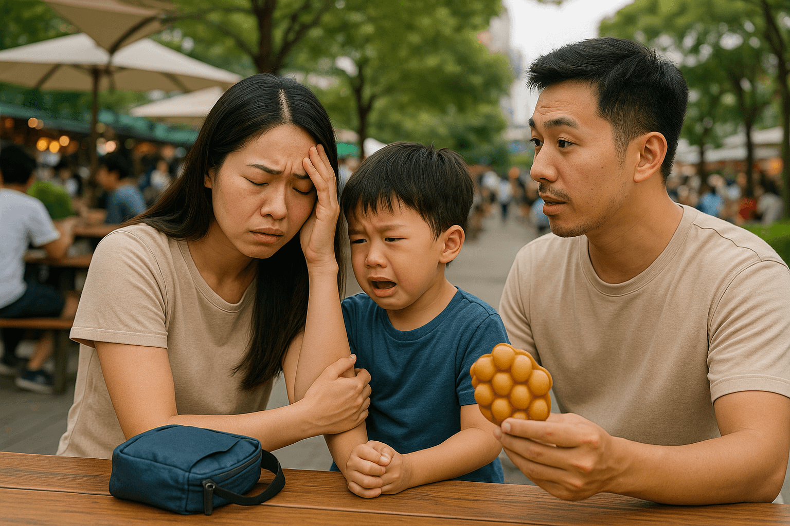 眼見一個情緒即將炸裂的母親,身為路人的我
