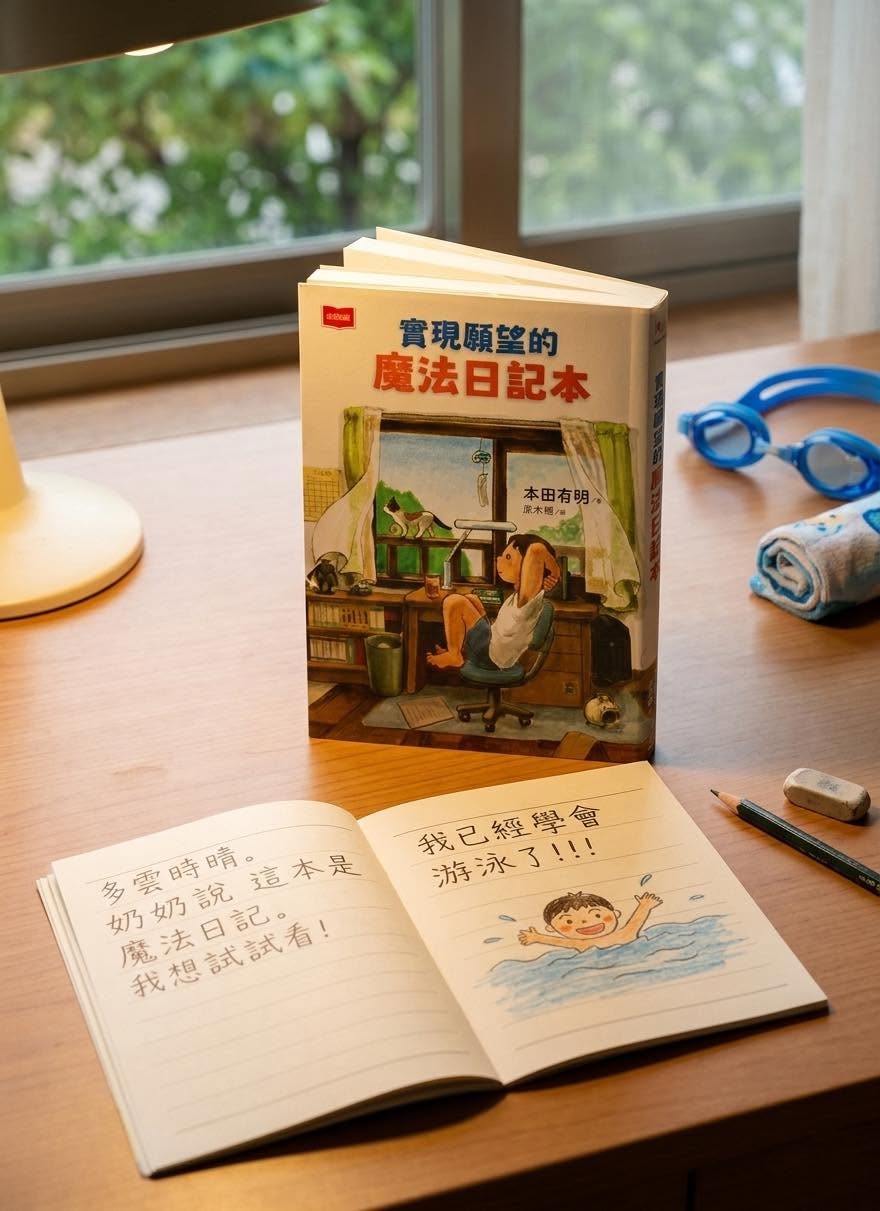 《 實現願望的魔法日記本 》｜ 不是寫下願望就會實現，而是寫下的那一刻，我們開啟了去實現的勇氣
